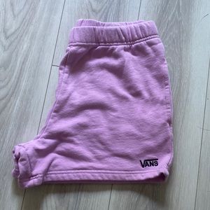 Pink Vans Sweat Shorts